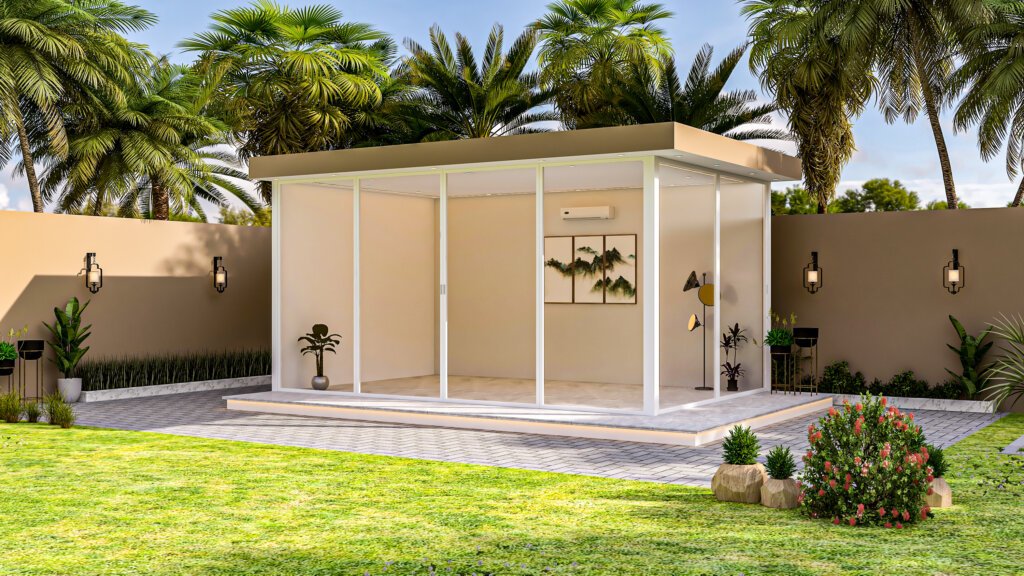 luxury glass rooms for dubai villas