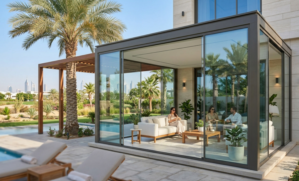 How Glass Rooms Help Beat the Heat in Dubai