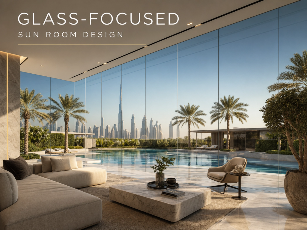 glass focused sunroom dubai