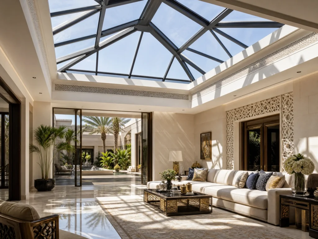 glass skylights in dubai