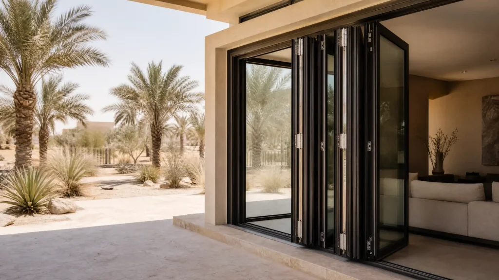 Can Bi-Folding Doors Survive Dubai's Extreme Summer Heat and Dust?