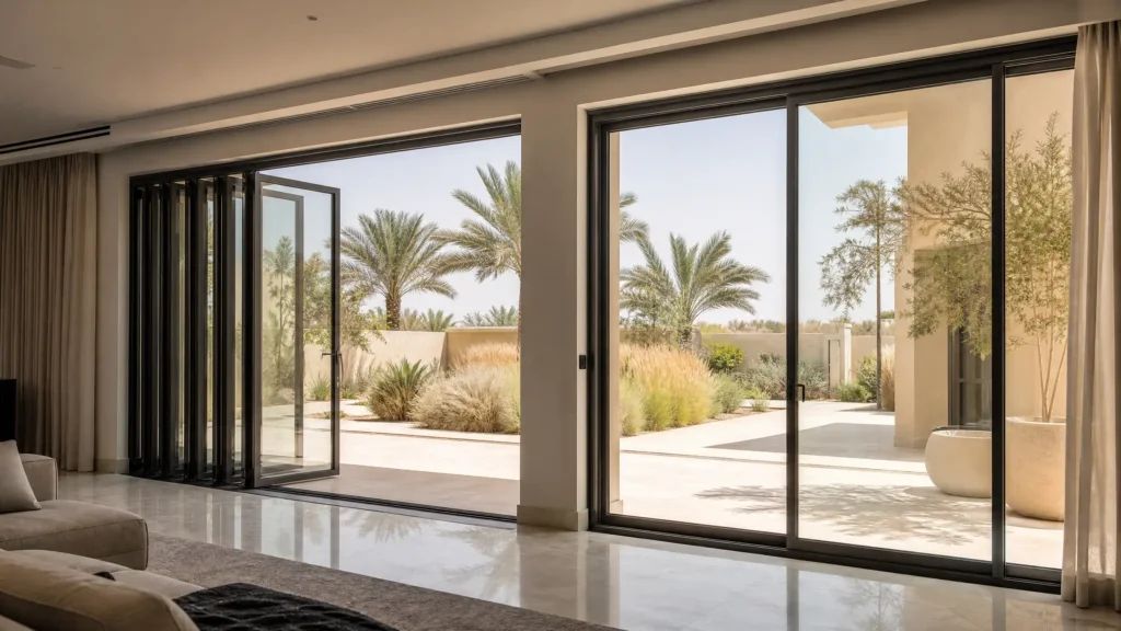 Telescopic vs Sliding Doors: Which Entrance System Fits Your UAE Property?