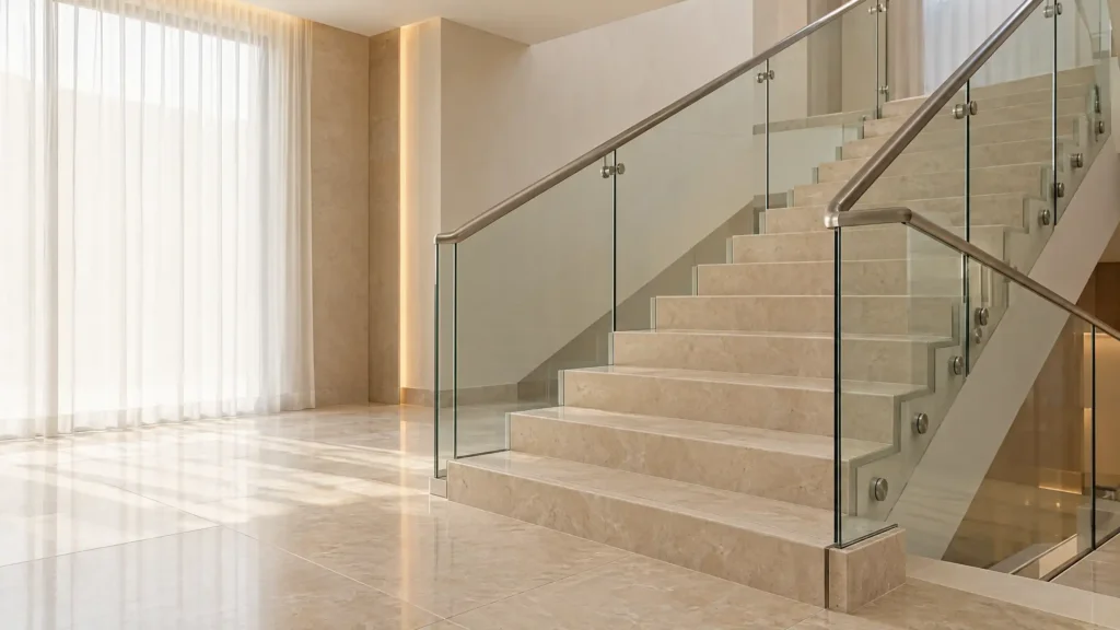Are Glass Staircase Railings Safe for Homes with Children and Pets in the UAE